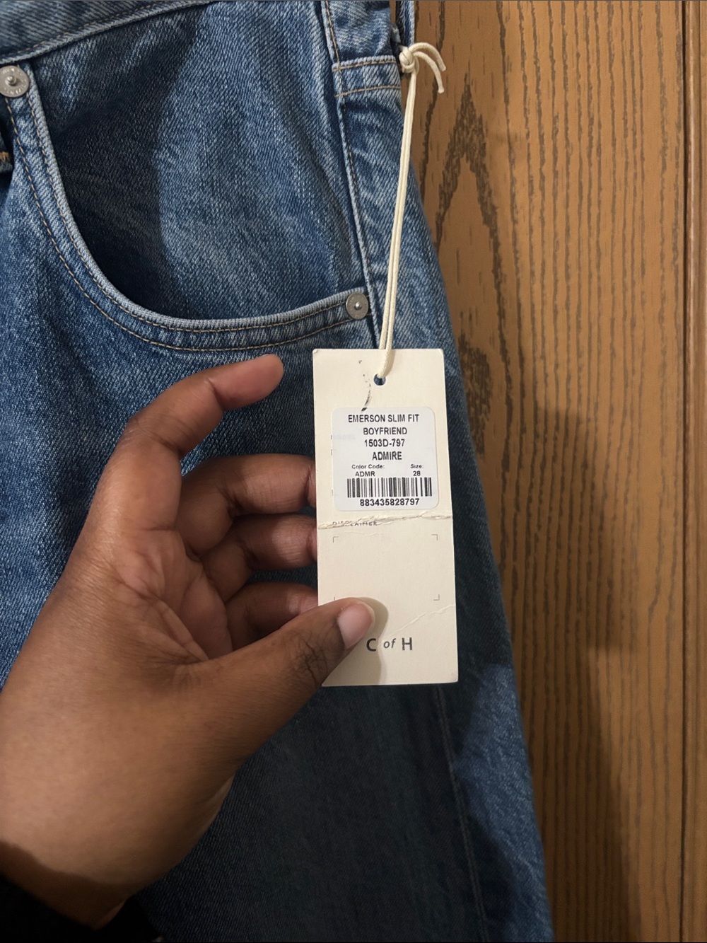 Citizens of Humanity Emerson Slim Boyfriend Jeans 28 NWT - Picture 3 of 6